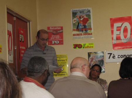 Thierry en pleine intervention