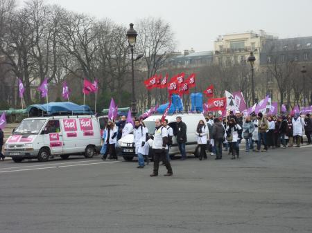 manif contre ordre infirmiers